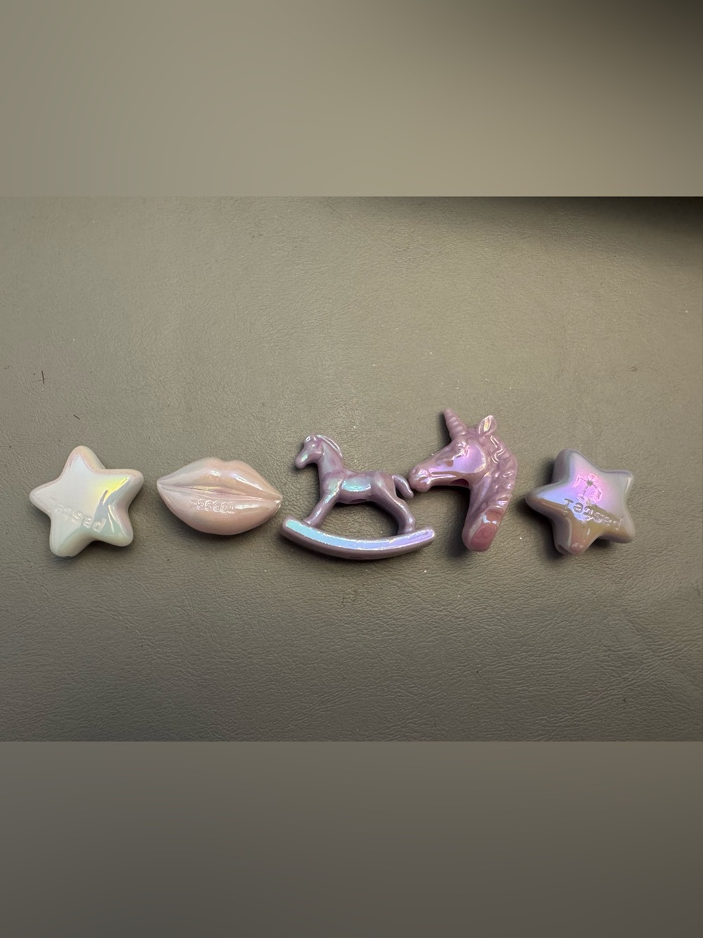 CJ Hendry Salon 94 Pastel 5 bead bundle iridescent